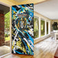 Saint Lucia Kings Cricket Door Cover Born To Lead Caribbean Cricket Graffiti Splash Art