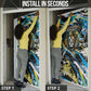 Saint Lucia Kings Cricket Door Cover Born To Lead Caribbean Cricket Graffiti Splash Art