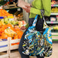 Saint Lucia Kings Cricket Grocery Bag Born To Lead Caribbean Cricket Graffiti Splash Art