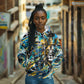 Saint Lucia Kings Cricket Hoodie Born To Lead Caribbean Cricket Graffiti Splash Art