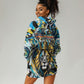 Saint Lucia Kings Cricket Hoodie Dress Born To Lead Caribbean Cricket Graffiti Splash Art