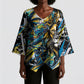 Saint Lucia Kings Cricket Kimono Sleeve Blouse Born To Lead Caribbean Cricket Graffiti Splash Art
