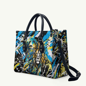 Saint Lucia Kings Cricket Leather Bag Born To Lead Caribbean Cricket Graffiti Splash Art