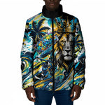 Saint Lucia Kings Cricket Padded Jacket Born To Lead Caribbean Cricket Graffiti Splash Art