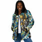 Saint Lucia Kings Cricket Padded Jacket Born To Lead Caribbean Cricket Graffiti Splash Art