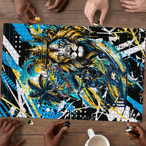 Saint Lucia Kings Cricket Puzzle Born To Lead Caribbean Cricket Graffiti Splash Art