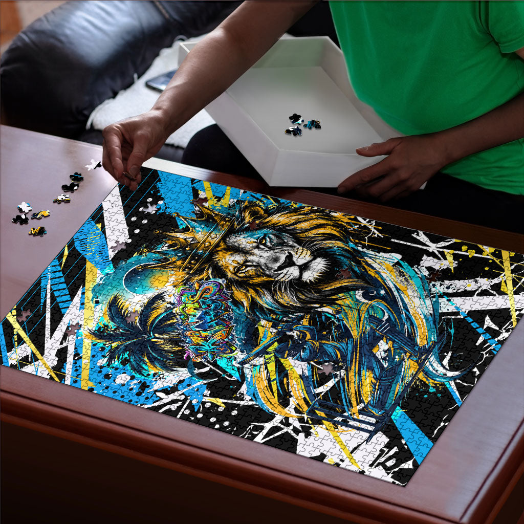 Saint Lucia Kings Cricket Puzzle Born To Lead Caribbean Cricket Graffiti Splash Art