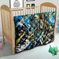 Saint Lucia Kings Cricket Quilt Born To Lead Caribbean Cricket Graffiti Splash Art