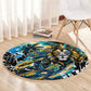 Saint Lucia Kings Cricket Round Carpet Born To Lead Caribbean Cricket Graffiti Splash Art