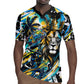 Saint Lucia Kings Cricket Rugby Jersey Born To Lead Caribbean Cricket Graffiti Splash Art
