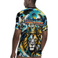 Saint Lucia Kings Cricket Rugby Jersey Born To Lead Caribbean Cricket Graffiti Splash Art
