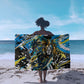 Saint Lucia Kings Cricket Sarong Born To Lead Caribbean Cricket Graffiti Splash Art