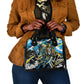 Saint Lucia Kings Cricket Shoulder Handbag Born To Lead Caribbean Cricket Graffiti Splash Art