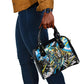 Saint Lucia Kings Cricket Shoulder Handbag Born To Lead Caribbean Cricket Graffiti Splash Art