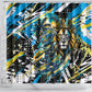 Saint Lucia Kings Cricket Shower Curtain Born To Lead Caribbean Cricket Graffiti Splash Art