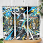 Saint Lucia Kings Cricket Skinny Tumbler Born To Lead Caribbean Cricket Graffiti Splash Art