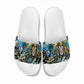 Saint Lucia Kings Cricket Slide Sandals Born To Lead Caribbean Cricket Graffiti Splash Art