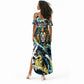 Saint Lucia Kings Cricket Summer Maxi Dress Born To Lead Caribbean Cricket Graffiti Splash Art