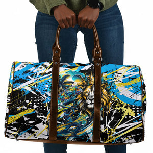 Saint Lucia Kings Cricket Travel Bag Born To Lead Caribbean Cricket Graffiti Splash Art