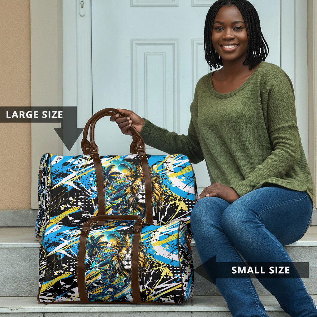 Saint Lucia Kings Cricket Travel Bag Born To Lead Caribbean Cricket Graffiti Splash Art