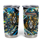 Saint Lucia Kings Cricket Tumbler Cup Born To Lead Caribbean Cricket Graffiti Splash Art
