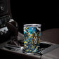 Saint Lucia Kings Cricket Tumbler Cup Born To Lead Caribbean Cricket Graffiti Splash Art