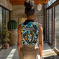 Saint Lucia Kings Cricket Women Sleeveless Polo Shirt Born To Lead Caribbean Cricket Graffiti Splash Art