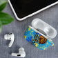 Saint Lucia Cricket AirPods Case Kings Lion Unstoppable Mascot Art