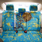 Saint Lucia Cricket Back Car Seat Cover Kings Lion Unstoppable Mascot Art