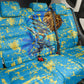 Saint Lucia Cricket Back Car Seat Cover Kings Lion Unstoppable Mascot Art