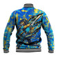 Saint Lucia Cricket Baseball Jacket Kings Lion Unstoppable Mascot Art