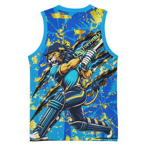 Saint Lucia Cricket Basketball Jersey Kings Lion Unstoppable Mascot Art