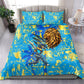Saint Lucia Cricket Bedding Set Kings Lion Unstoppable Mascot Art