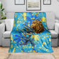 Saint Lucia Cricket Blanket Kings Lion Unstoppable Mascot Art