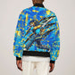 Saint Lucia Cricket Bomber Jacket Kings Lion Unstoppable Mascot Art