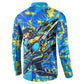 Saint Lucia Cricket Button Sweatshirt Kings Lion Unstoppable Mascot Art