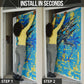 Saint Lucia Cricket Door Cover Kings Lion Unstoppable Mascot Art