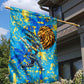 Saint Lucia Cricket Garden Flag Kings Lion Unstoppable Mascot Art