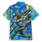 Saint Lucia Cricket Hawaiian Shirt Kings Lion Unstoppable Mascot Art