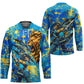 Saint Lucia Cricket Hockey Jersey Kings Lion Unstoppable Mascot Art