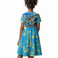 Saint Lucia Cricket Kid Short Sleeve Dress Kings Lion Unstoppable Mascot Art