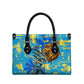 Saint Lucia Cricket Leather Bag Kings Lion Unstoppable Mascot Art