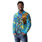 Saint Lucia Cricket Long Sleeve Polo Shirt Kings Lion Unstoppable Mascot Art