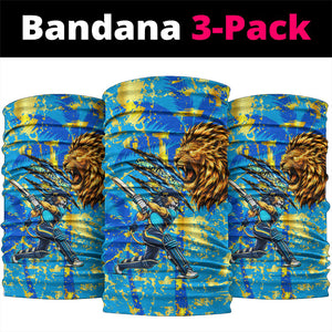 Saint Lucia Cricket Neck Gaiter Kings Lion Unstoppable Mascot Art