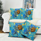 Saint Lucia Cricket Pillow Cover Kings Lion Unstoppable Mascot Art