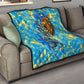 Saint Lucia Cricket Quilt Kings Lion Unstoppable Mascot Art