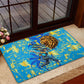 Saint Lucia Cricket Rubber Doormat Kings Lion Unstoppable Mascot Art