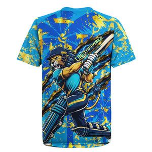 Saint Lucia Cricket Rugby Jersey Kings Lion Unstoppable Mascot Art