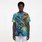 Saint Lucia Cricket Scrub Top Kings Lion Unstoppable Mascot Art