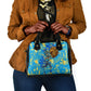Saint Lucia Cricket Shoulder Handbag Kings Lion Unstoppable Mascot Art